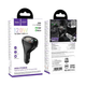 FM-трансмітер Hoco E88 Star Bluetooth для автомобіля зі швидким заряджанням 35W два USB Type-C чорний - зображення 2