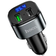 FM-трансмітер Hoco E67 Fighter Bluetooth для автомобіля зі швидким заряджанням QC3.0 і двома USB-портами - зображення 2