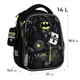 Рюкзак шкільний каркасний Kite Education DC Batman DC25-555S - зображення 3