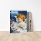 Алмазная мозаика на подрамнике ColorArt 30х40 Ангелочек девушка STP428 + Подарок лак для покрытия - изображение 2
