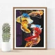 Алмазна мозаїка ColorArt 30х40 Кольорові рибки ST478 - изображение 3