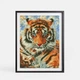 Алмазна мозаїка ColorArt 30х40 Тигр ST476 - изображение 3