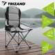 Кресло рыболовное туристическое складное Trizand 27519 для рыбалки и кемпинга до 120 кг с подлокотниками, подстаканником и чехлом Серо-черное - изображение 10