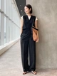 Брюки женские Uniqlo 621031005 12 Черные (1160910468) - изображение 5