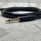 Профессиональный межблочный кабель Jack 6.3 - Jack 6.3 (TS) AudioCOMFIC 0.5 метра (черная резинка) - изображение 3