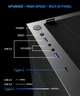 Корпус MUSETEX K2-N7-B ATX с 7 ARGB вентиляторами, Type-C, панорамное закаленное стекло, черный - изображение 5