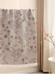 Полотенце муслиновое лицевое Malloory Home 50*100 см Цветы на бежевом - изображение 1