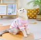 Флисовая кофта для котов (кошек) Полосочка S Розово-фиолетовый - изображение 6