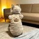 Кофта для котів (кішок) Ведмідь з вушками 2XL Бежевий - зображення 5