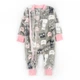 Теплий комбінезон для дівчинки з принтом Bubble Bunny Dexter`s 92 Сірий (d1204-34-92-sm) - изображение 2
