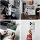 Универсальная магнитная подставка для смартфона Aulumu G09 Infinite 360° Magnetic Stand Вращение по 3 осям для iPhone 12-17 Черная - изображение 10