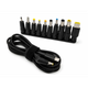 Кабель USB-C DC Power Delivery 100W адаптер для ноутбуків 1.8 м з набором 10 перехідників універсальний (48100PD77) - зображення 6