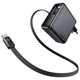 Сетевое зарядное устройство Mcdodo CH-8640 67W Digital Display GaN USB-C Charger + кабель USB-C Black - изображение 3