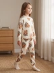 Пижама для девочки 110 Белый MINIMODA (750944-110) - изображение 3