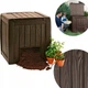 Компостер садовый Curver Eco Composter 340 л пластик коричневый с основанием и вентиляцией - изображение 3