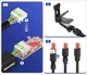 Коннектор RJ45 самозажимной, Cat. 5/6/6A UTP, FTP, SFTP пластиковый - изображение 2