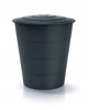 Резервуар для дождевой воды 510 л УФ-стабилизированный HDPE пластик антрацитовый 985x985x1105 мм - изображение 1