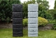 Резервуар для дождевой воды Prosperplast Tower Stone 350 л HDPE светло-серый 575x384x1800 мм - изображение 4