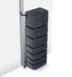 Резервуар для дождевой воды Prosperplast Tower Stone 350 л УФ-стабилизированный пластик антрацитовый 575х384х1800 мм - изображение 4
