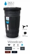 Резервуар для дождевой воды 265 л УФ-стабилизированный HDPE черный 648х1128 мм - изображение 2