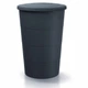 Резервуар для дождевой воды 160 л HDPE антрацитовый 600x600x878 мм - изображение 1