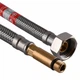 Шланг для змішувача TUCAI М10х1/2″ довгий штуцер 1,0м TAQ GRIF 200197 - зображення 1