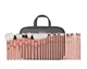 Профессиональный набор кистей для макияжа Zoeva Makeup Artist Zoe Bag Rose Golden Vol 3 с сумкой 30 шт - изображение 1