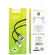 Дата кабель USB 2.0 AM to USB-C 1.0m 3A nylon X102 black HOCO (6942007608770) - изображение 7