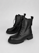 Демисезонные ботинки на шнуровке Женские Meideli Черный 40 (25,5 см) Код: M1680 black - изображение 3