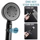 Насадка для душа высокого давления 5 режимов Water Saving Shower с функцией экономии воды и кнопкой стоп - изображение 3