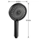Насадка для душа высокого давления 5 режимов Water Saving Shower с функцией экономии воды и кнопкой стоп - изображение 7