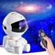 Ночник-проектор звездного неба "Астронавт", лазерный LED светильник, 8 эффектов проекции, пульт ДУ - изображение 1
