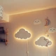 Нічник дитячий LED "Облачко" Cloud Lights 16/25 AND HA-43 для дитячої кімнати, настінний нічник у формі хмари - зображення 2