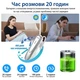 Беспроводная bluetooth гарнитура New Bee LC-B45 с шумопоглощением White - изображение 4
