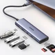 Док-станция Ugreen CM511 6-in-1 USB3.0 Type-C - HDMI 4K30Hz/3xUSB-А 3.0/Type-C/PD 100W (UGR-20956A) - изображение 5