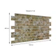 Декоративная ПВХ панель Sticker Wall 960х480х4 мм (1839) - изображение 3