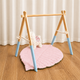 Напольный мобиль без игрушек Стойка Baby Gym Детский игровой тренажер Голубой - изображение 2