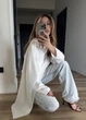 Блуза зі шлейфом розмір Oversize HDSYR_1299 - зображення 5