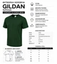 Футболка Gildan Softstyle Темно-зелена XL - изображение 9
