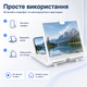 3D увеличитель экрана телефона SCREEN MAGNIFIER Увеличитель экрана для смартфона на даче 12-дюймовый Белый - изображение 8