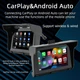 Мотоциклетний портативний GPS-дисплей VIGORTHRIVE B5350 CarPlay Android Auto 5" - зображення 2
