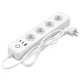 Умный удлинитель WPS20 Tuya Wi-Fi 4 розетки 2×USB-C 1×USB 2500 Вт 1,5 м - изображение 1