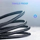 Дата кабель USB-C to USB-C 1.0m US261 3A Alum. Braid Gray\Black Ugreen (50150) - зображення 2