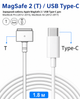Кабель живлення 180 см 100W Type-C на MagSafe2 для Apple MacBook Pro Air 77669 - изображение 4