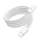 Кабель MAKE Type-C to Type-C PD 65W 1м Nylon White - изображение 2