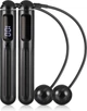 Skakanka bezprzewodowa z licznikiem Gymtek Smart Motion Bluetooth G-05055 Czarna (5905399050559) - obraz 1