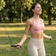 Skakanka bezprzewodowa z licznikiem Gymtek Smart Motion Bluetooth G-05055 Czarna (5905399050559) - obraz 11