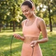 Skakanka bezprzewodowa z licznikiem Gymtek Smart Motion Bluetooth G-05178 Różowa (5905399051785) - obraz 15