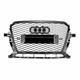 Решетка радиатора Audi Q5 / SQ5 8R 2012-2017 стиль RSQ5 черный глянец - изображение 1