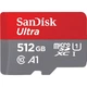 Картка пам'яті MicroSDXC 512 GB UHS-I Class 10 SanDisk Ultra A1 R150MB/s + SD-adapter (SDSQUAC-512G-GN6MA) ( 17276 ) - зображення 2